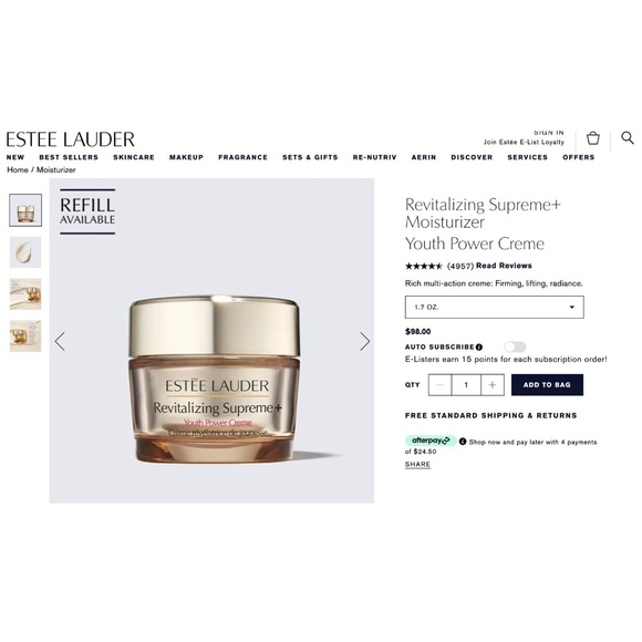 ESTEE LAUDER Revitalizing Supreme + Youth Power Creme 1.7oz NEW Retail $98 - Picture 4 of 4